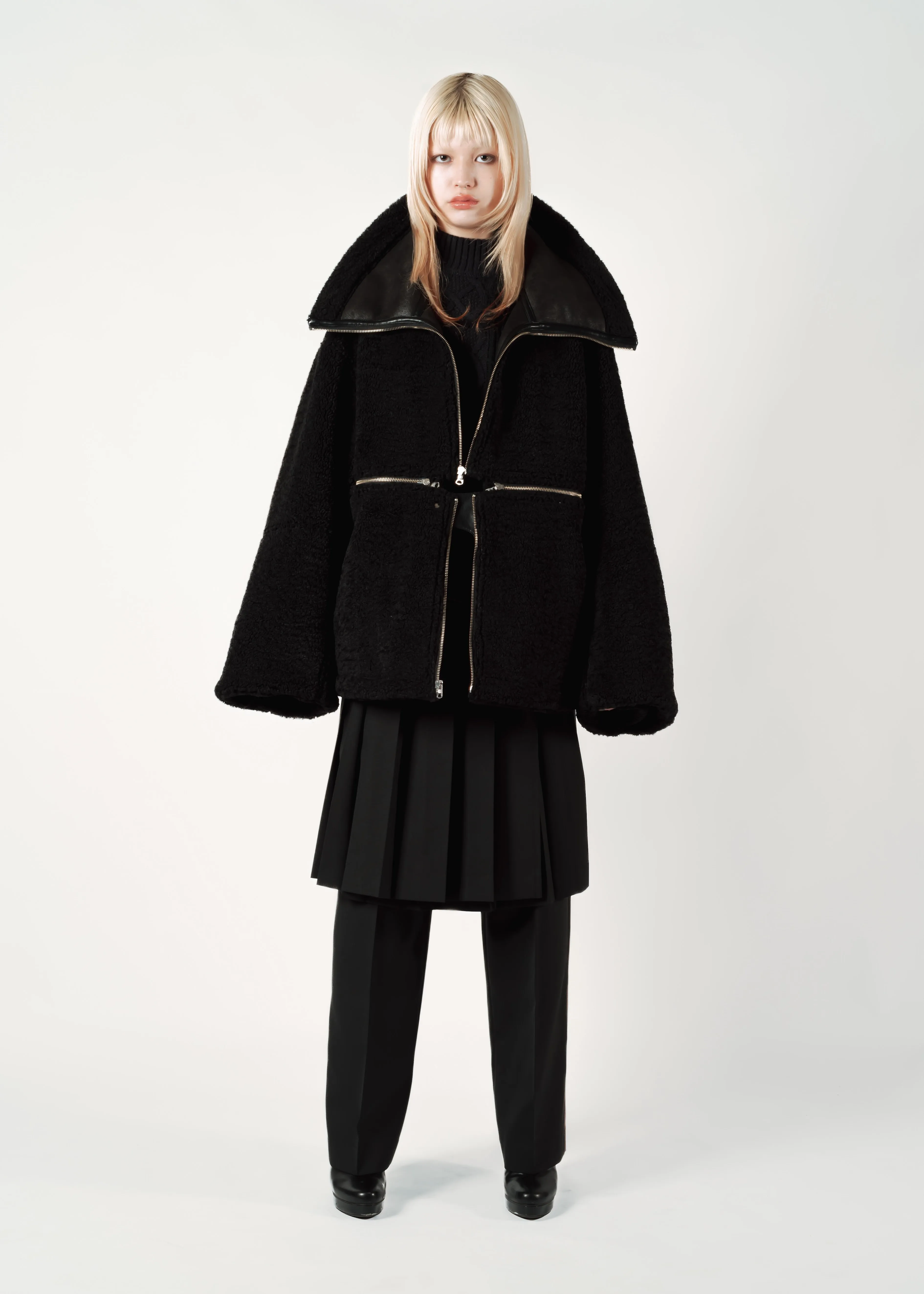 FAUX MOUTON  COAT