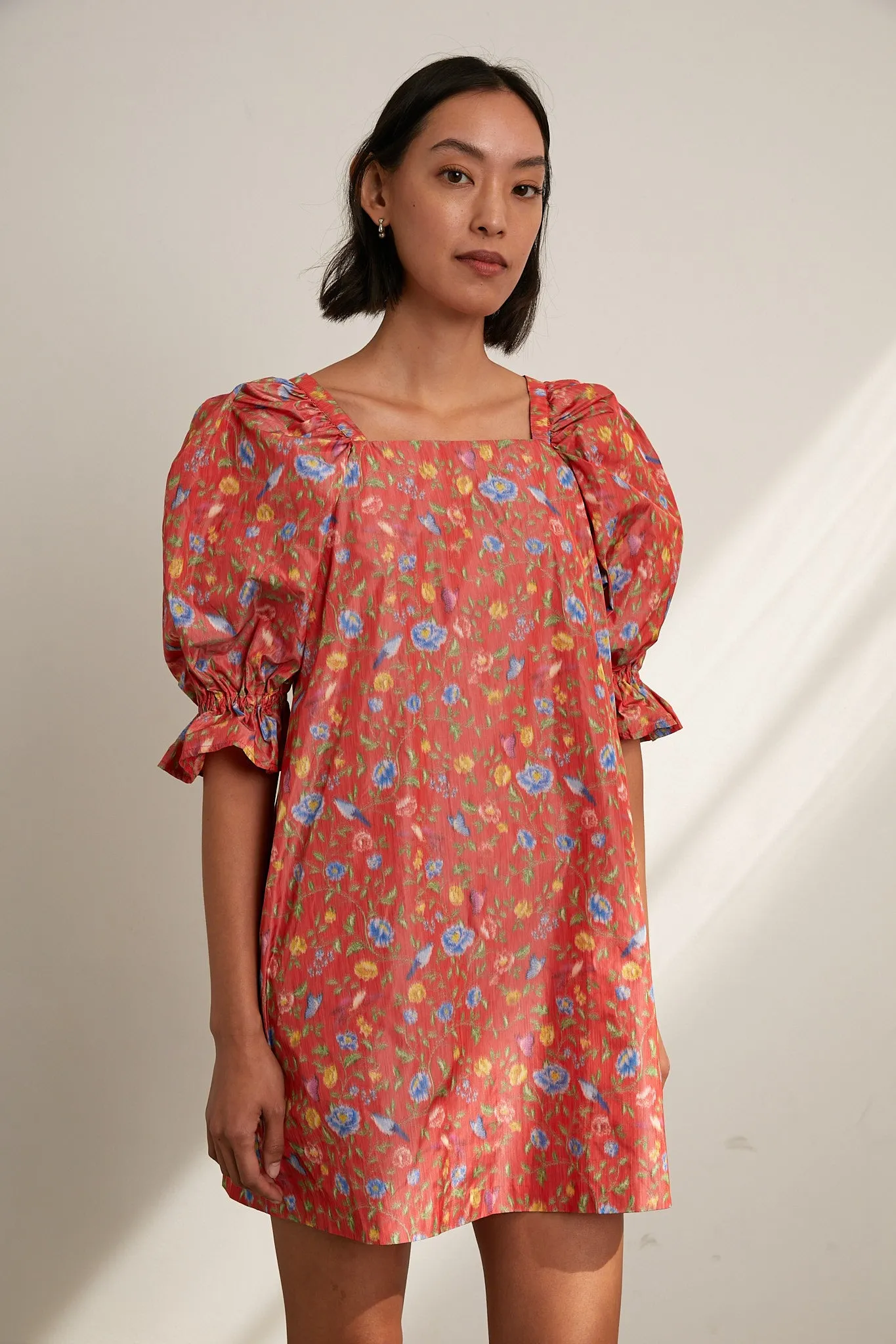 Felix Dress - Red Floral