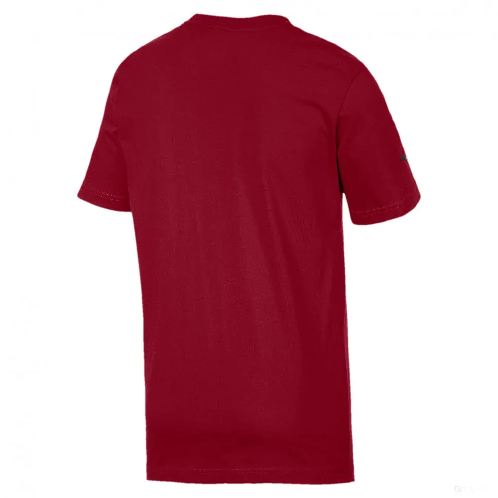 Ferrari T-shirt, Puma Big Shield, Red, 2019