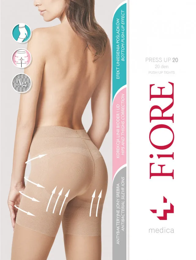 Fiore Body Care Press Up Tights 20 Denier Gentle Bum Lift