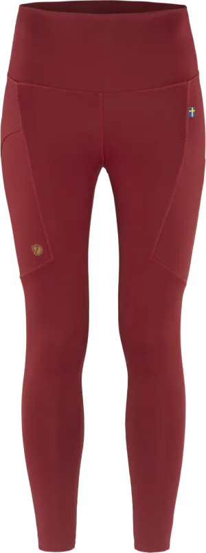 Fjällräven Women&#x27;s Abisko Tights Pomegranate Red | Buy Fjällräven Women&#x27;s Abisko Tights Pomegranate Red here | Outnorth