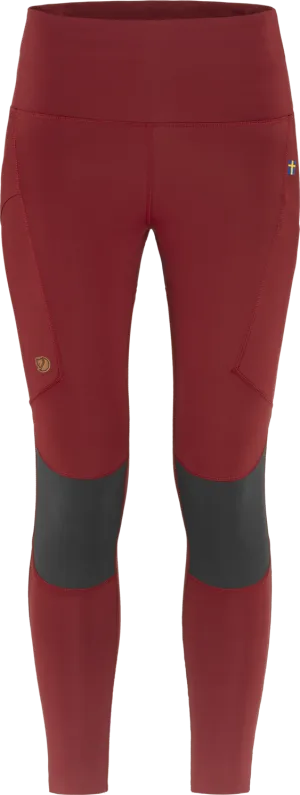 Fjällräven Women&#x27;s Abisko Trekking Tights Pro Pomegranate Red/Iron Grey | Buy Fjällräven Women&#x27;s Abisko Trekking Tights Pro Pomegranate Red/Iron Grey here | Outnorth