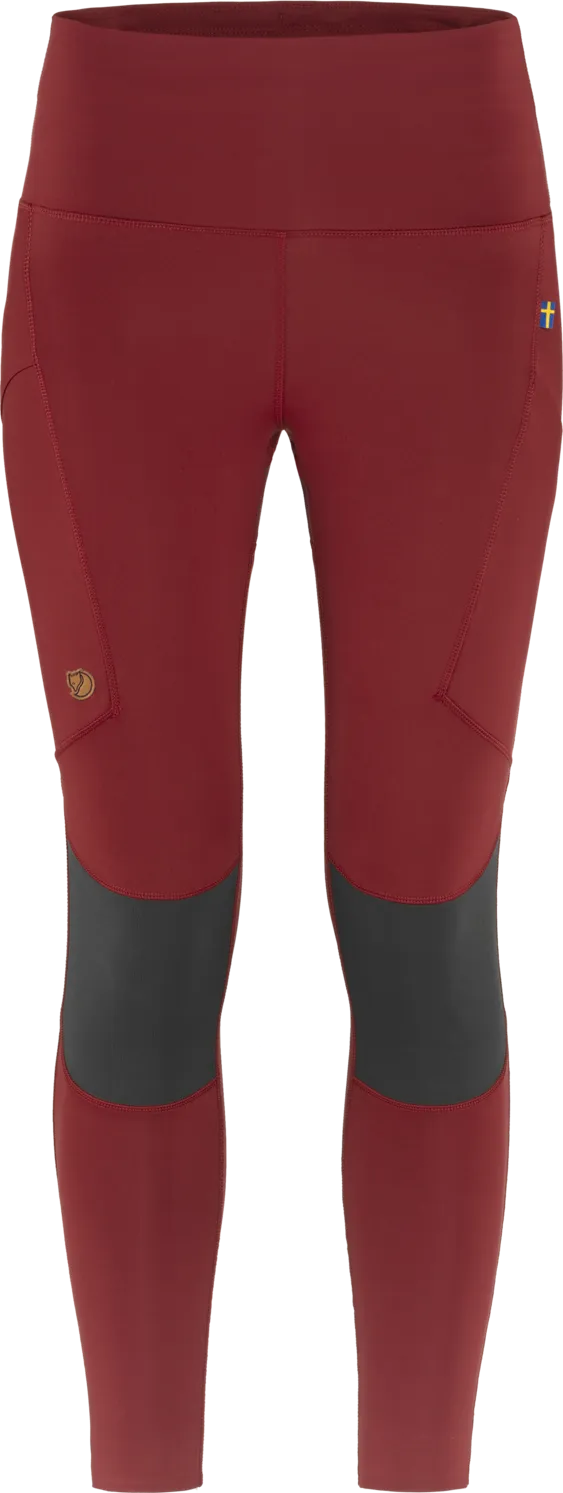 Fjällräven Women&#x27;s Abisko Trekking Tights Pro Pomegranate Red/Iron Grey | Buy Fjällräven Women&#x27;s Abisko Trekking Tights Pro Pomegranate Red/Iron Grey here | Outnorth