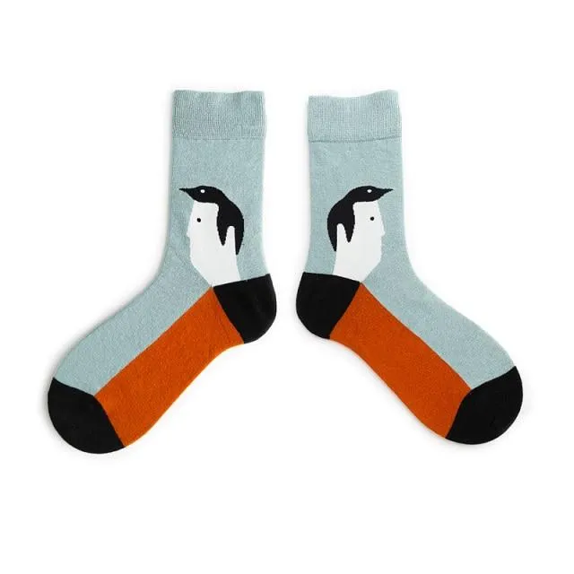 Funny Women Socks Cotton Unisex Crew Socks Women Streetwear Socks