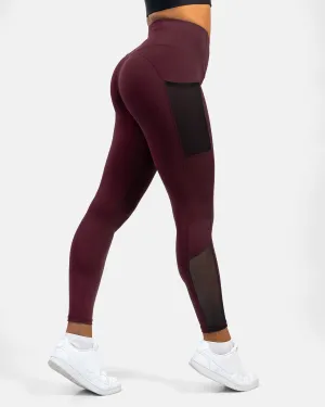 GAVELO Empower Pocket Tights  Bordeaux