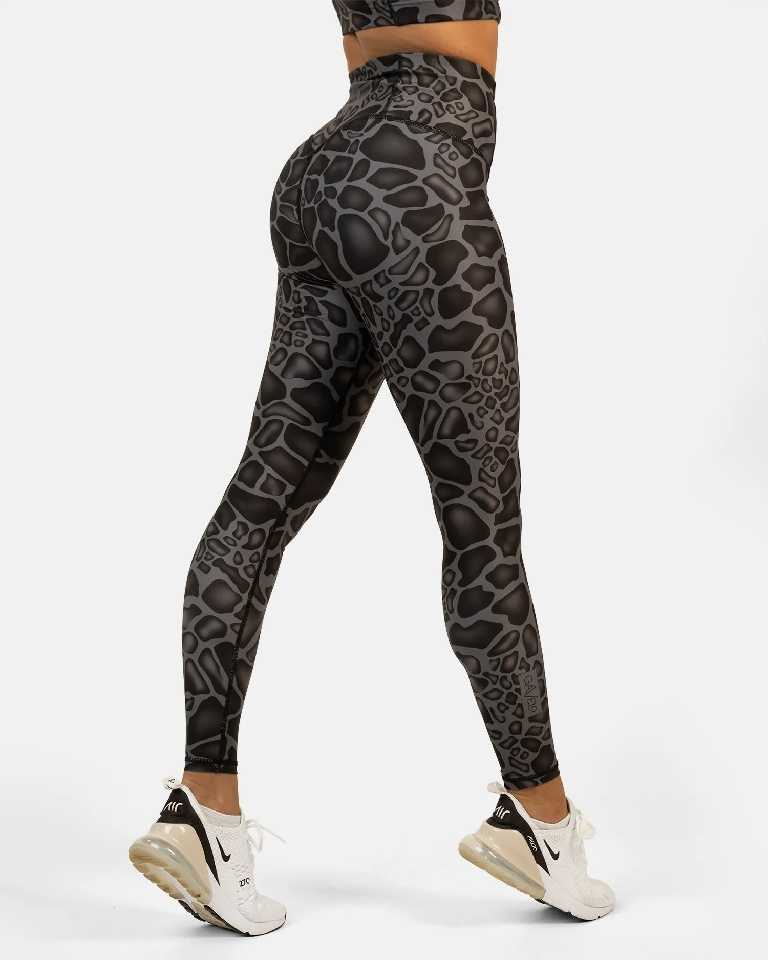 GAVELO Giraffe Black Kompressionstights