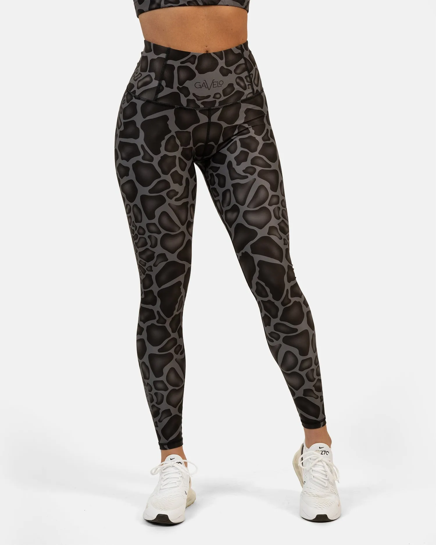 GAVELO Giraffe Black Kompressionstights