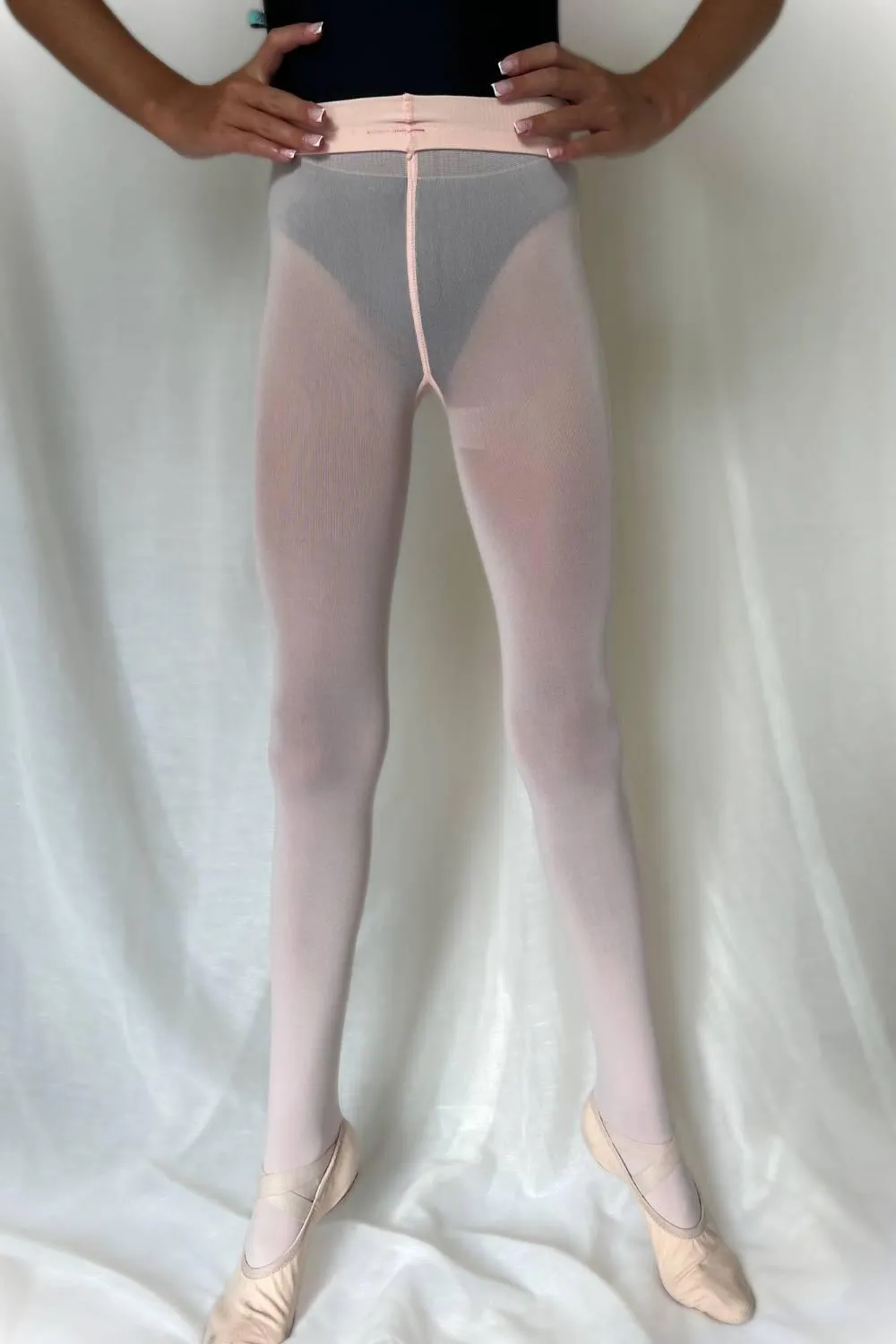 Girls Ballet Tights - Convertible