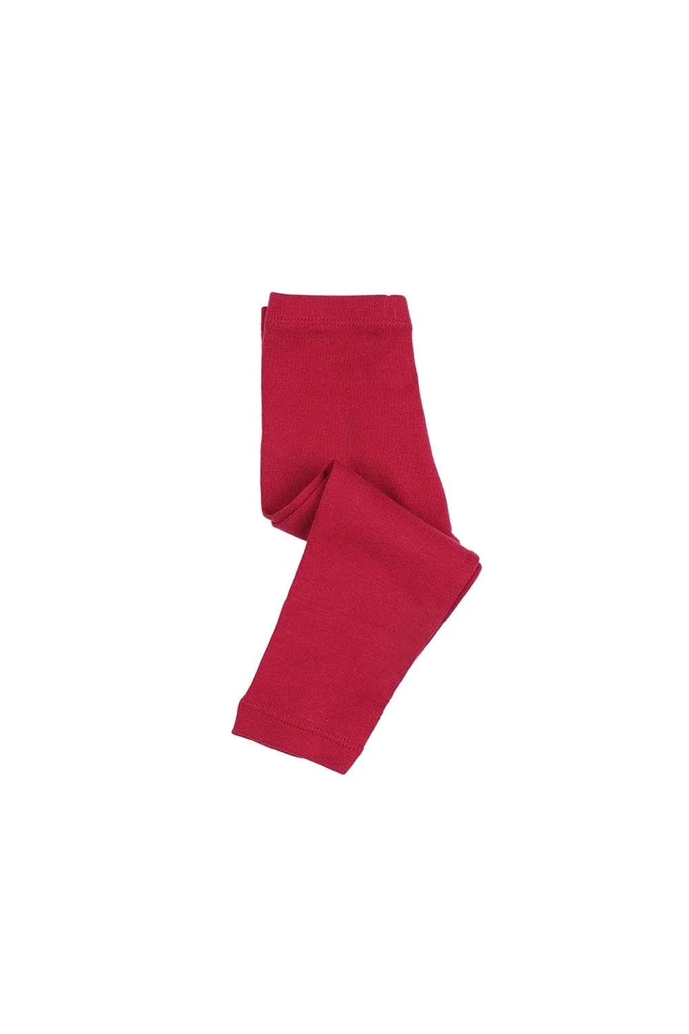 Girls Basic Blood Red Tights