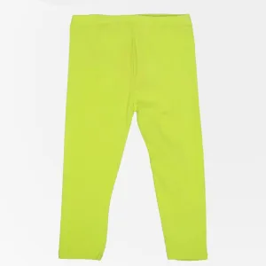 Girls Basic Tights - Neon Green