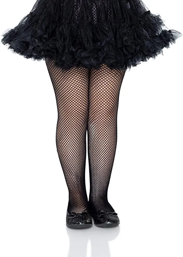 Girl's Fishnet Tights Black