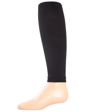 Girls Plush Lined Fleece Opaque Footless Tights