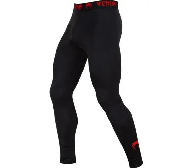 Grappling Tights - Venum Spats - Contender 2,0 sort-rød