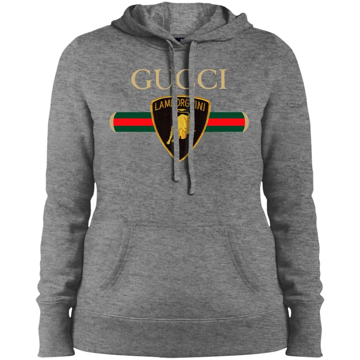 Gucci Lamborghini T-shirt Women Hooded Sweatshirt