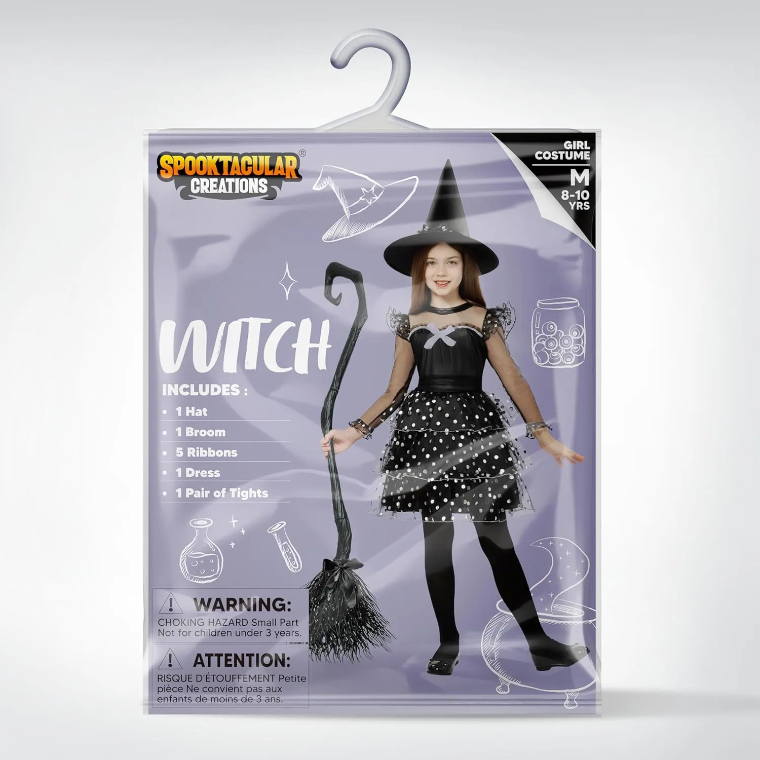 Halloween Kids Witch Costume