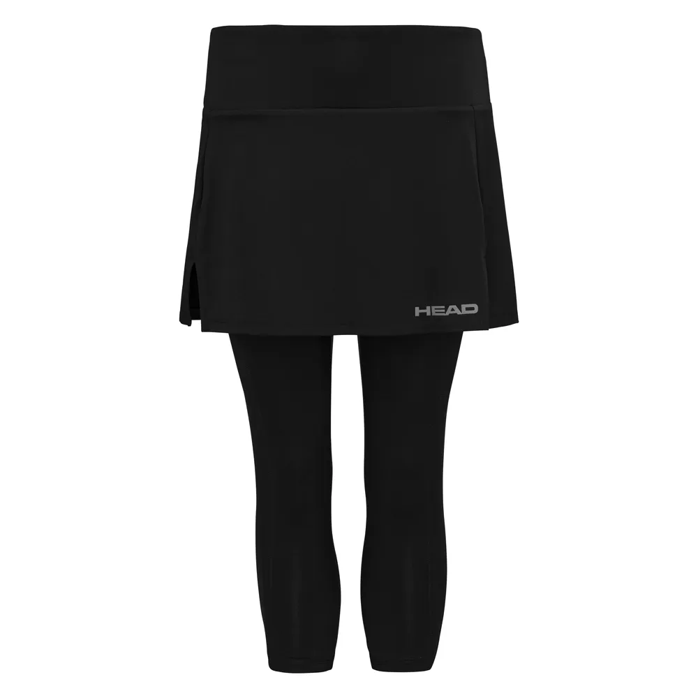 HEAD Club 3/4 Tights Skort (Ladies) - Black