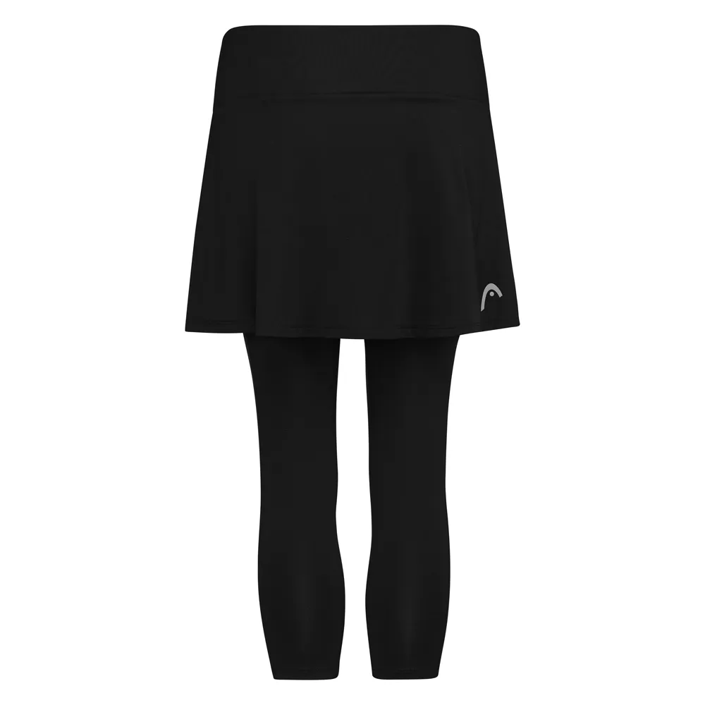 HEAD Club 3/4 Tights Skort (Ladies) - Black