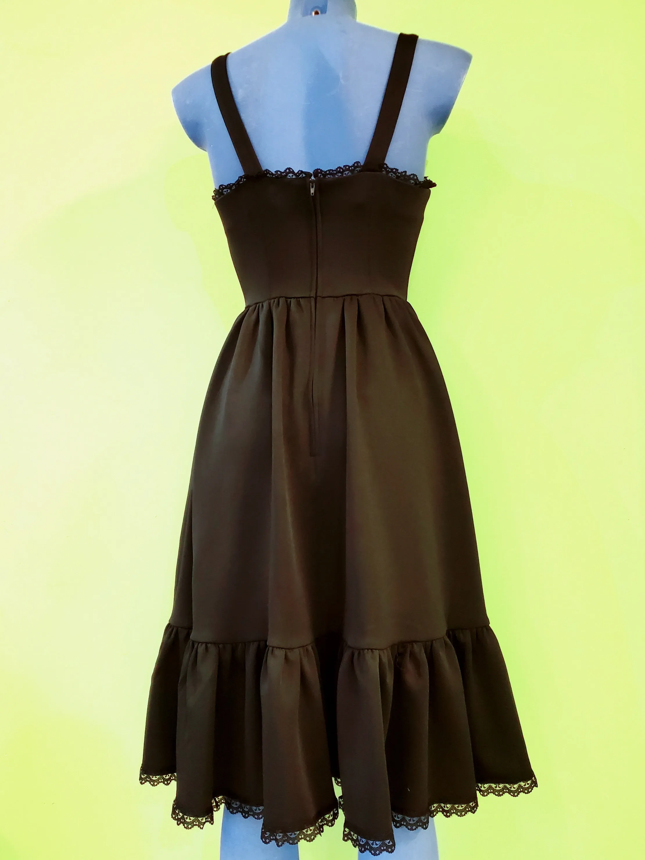 Heidi Swing Dress in Black by Wax Poetic