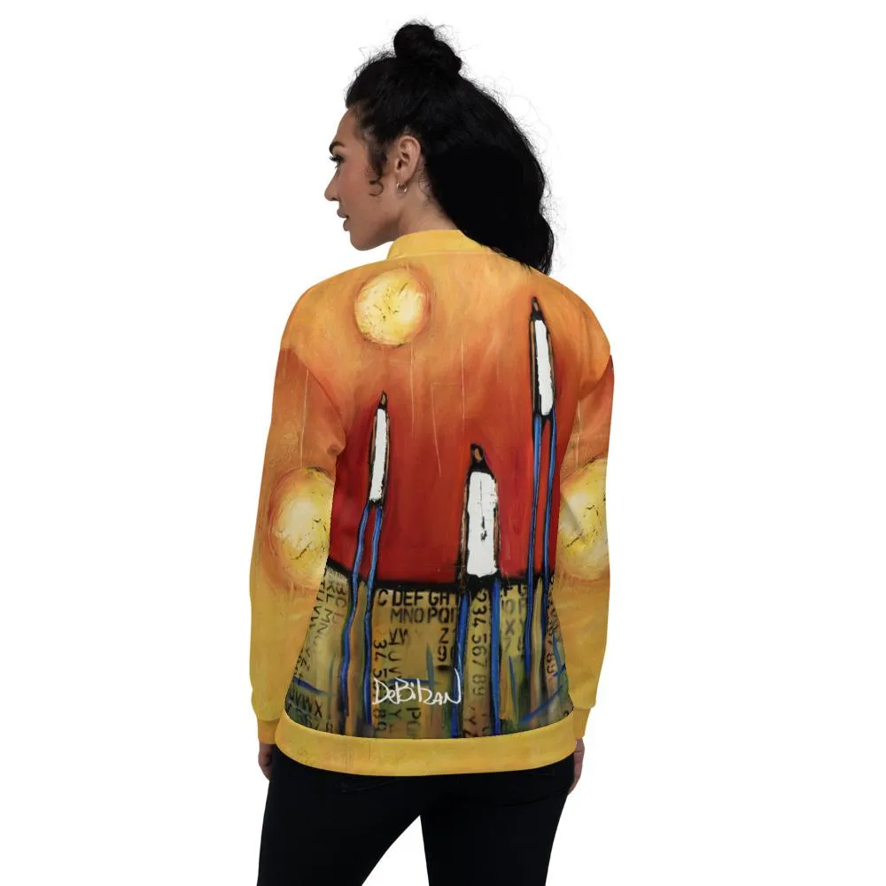 Here Comes the Sun Unisex Bomber Jacket