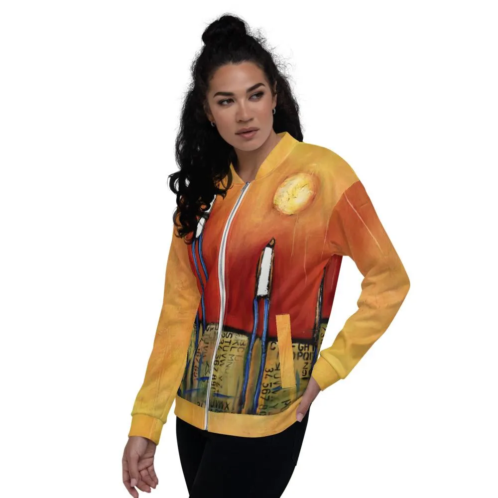 Here Comes the Sun Unisex Bomber Jacket