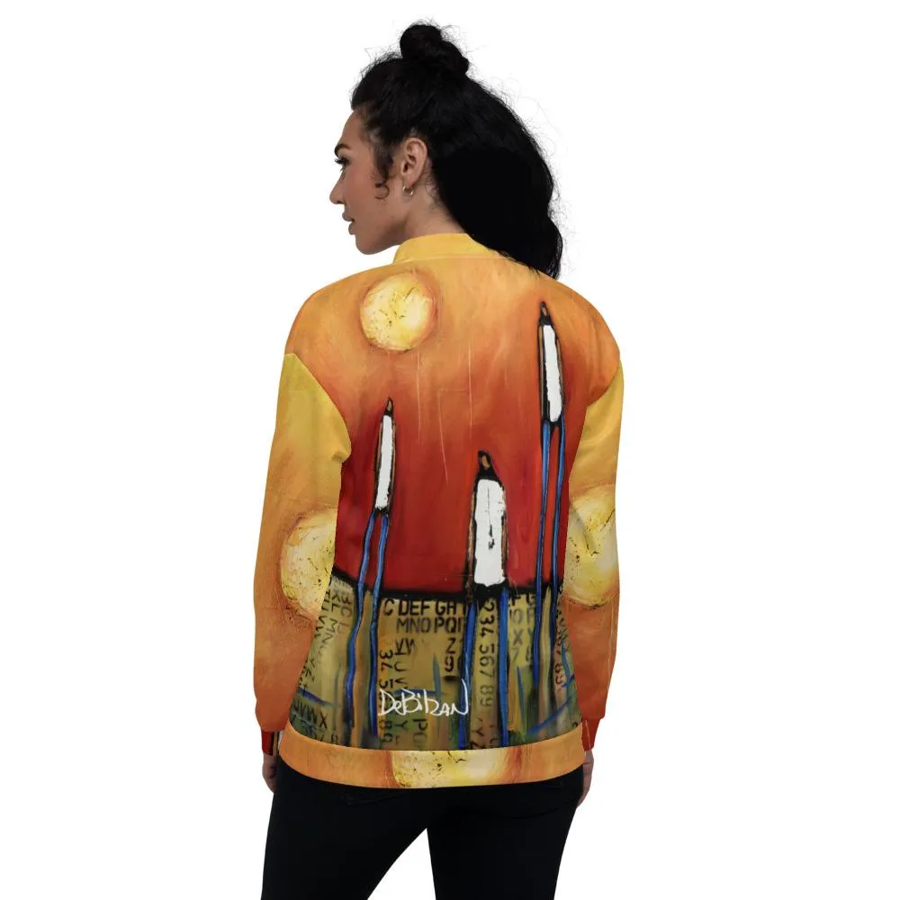 Here Comes the Sun Unisex Bomber Jacket