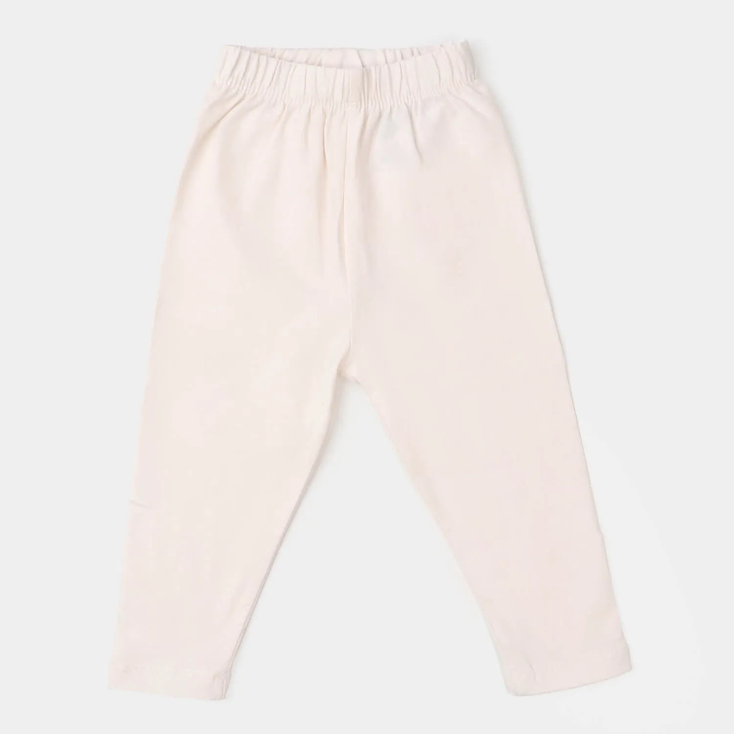 Infant Girls Plain Tights - Butter Cream