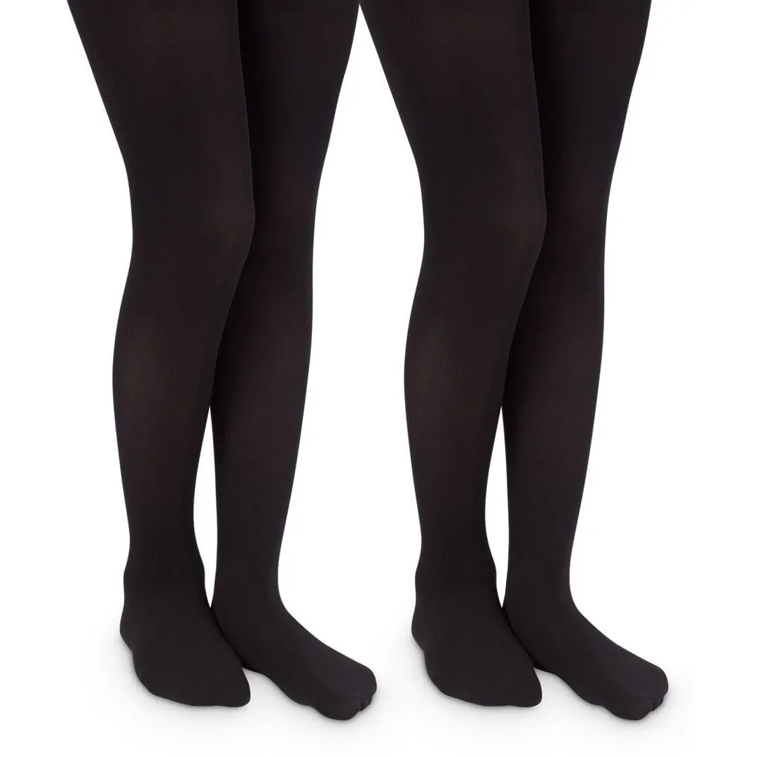 Jefferies Socks Smooth Microfiber Tights 2 Pair Pack