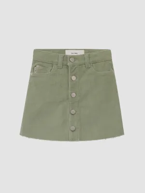 Jenny Mini Skirt | Pistachio Cord