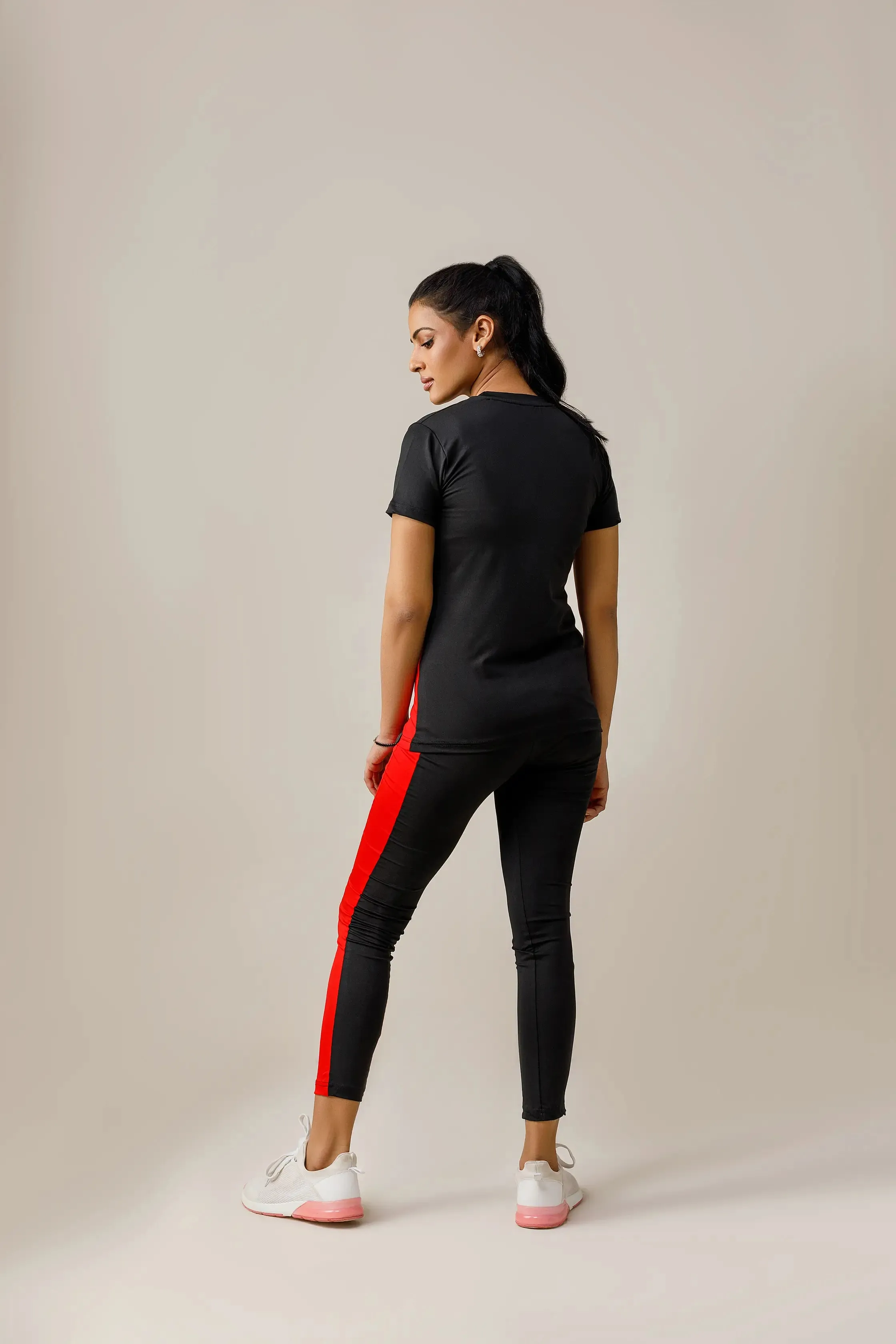 Jump & Jive Activewear Suit (Red and Black)