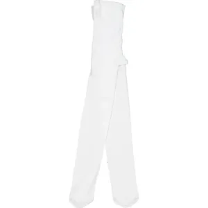 La Perla Girl Tights with Fiocchi Baguette Logo - White - 3-4Y