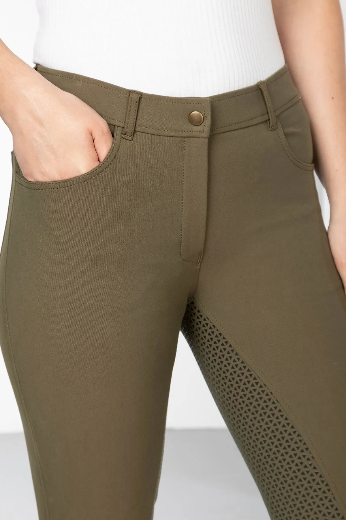 Ladies Askwith Sports Grip 'Grippy Sticky Seat' Jodhpurs