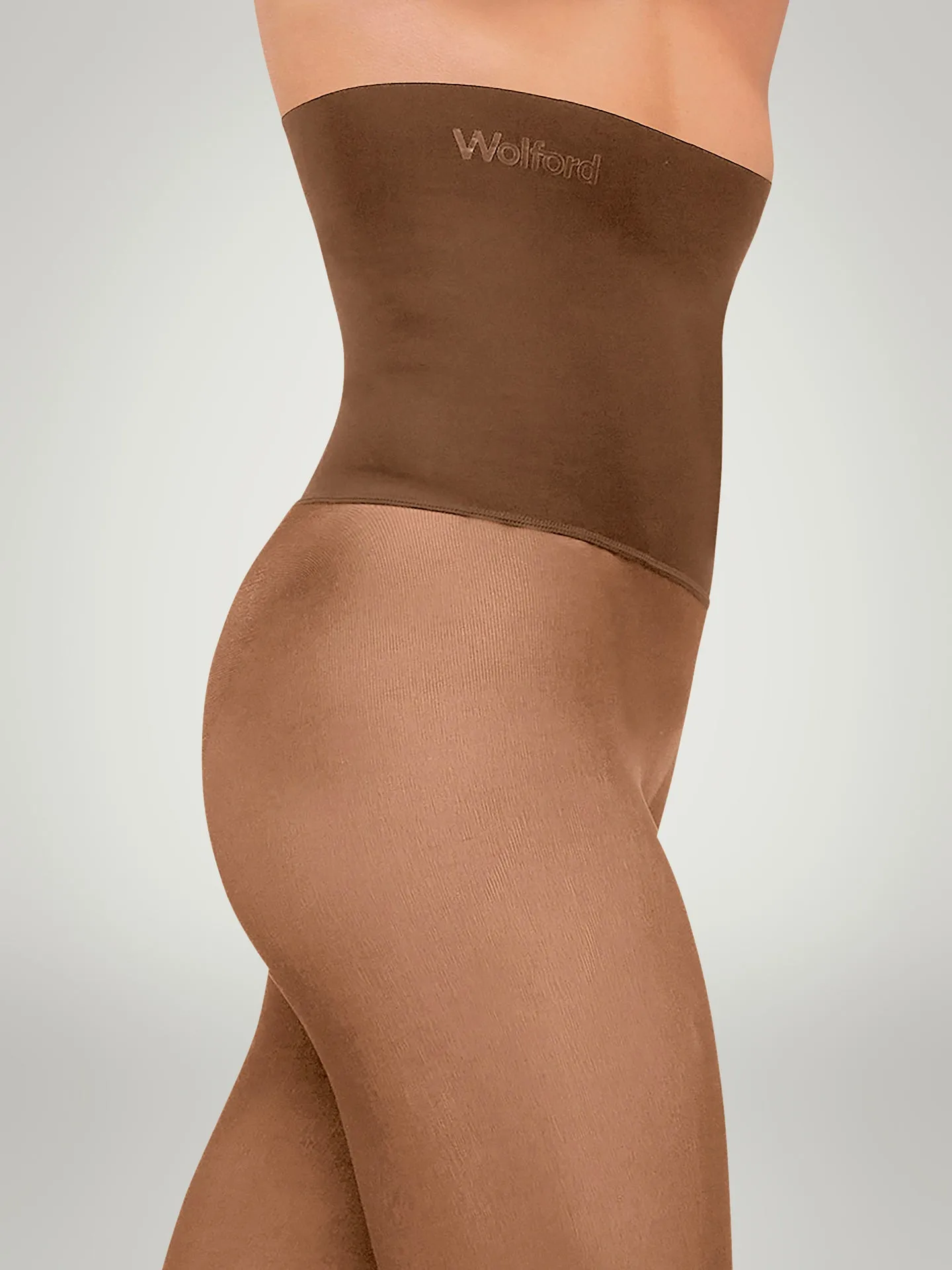 LAST ONE-WOLFORD FATAL HIGH WAIST SHAPING PANTYHOSE