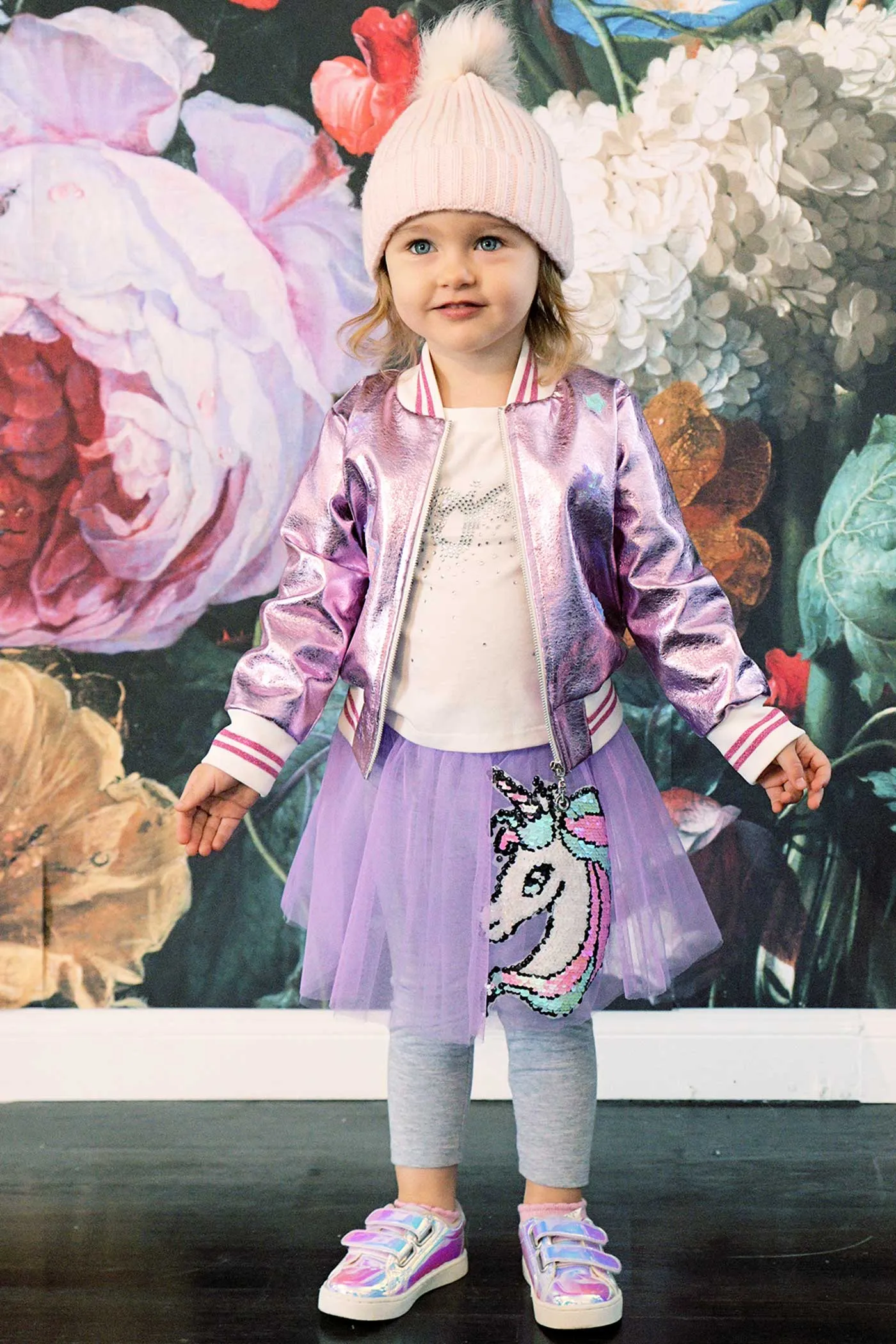 Little Girls Unicorn Tights Skeggings