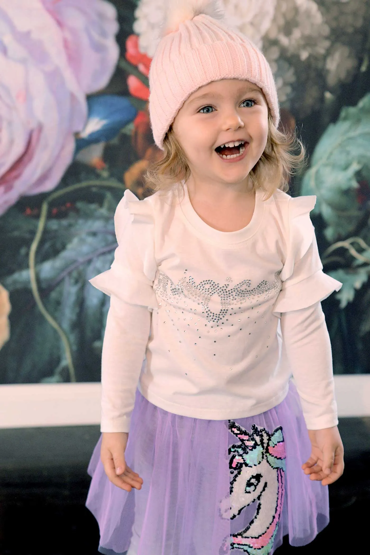 Little Girls Unicorn Tights Skeggings