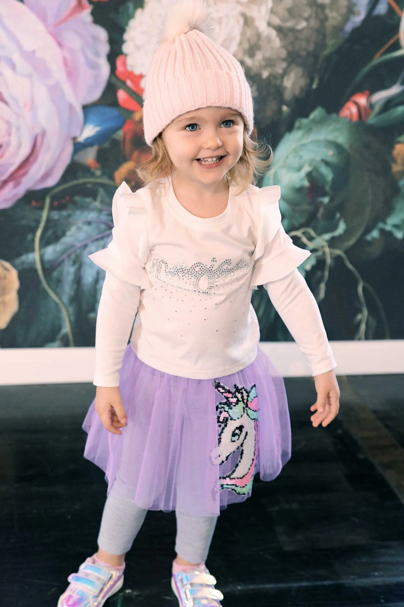 Little Girls Unicorn Tights Skeggings