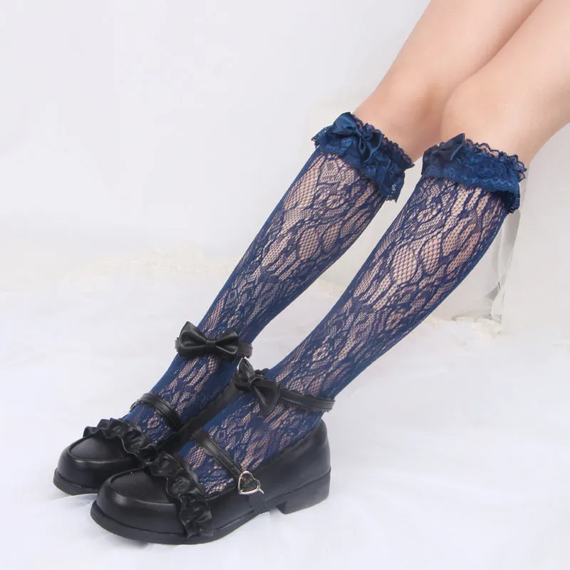 Lolita Amine Girly Kawaii Hello Kitty Cat Cosplay Tights