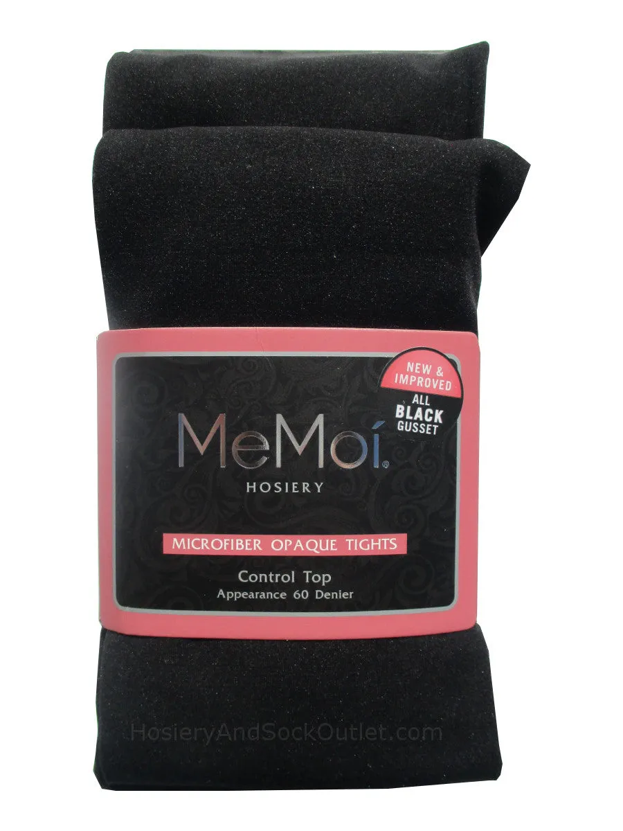 Memoi 2 pack Microfiber Tights MO-646, 60 Denier