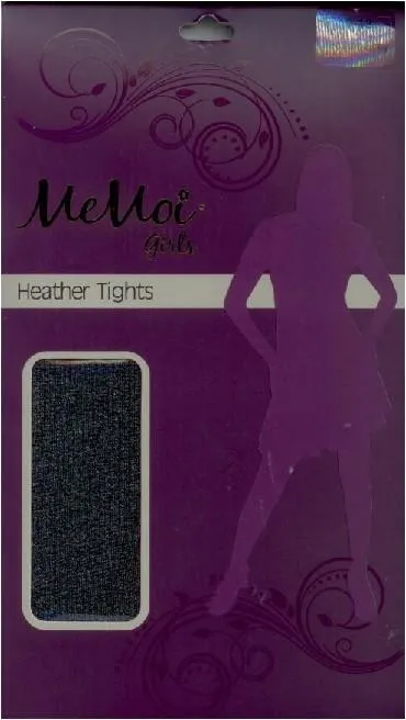 Memoi 60 Opaque Heather Kids Tights Grey Heather