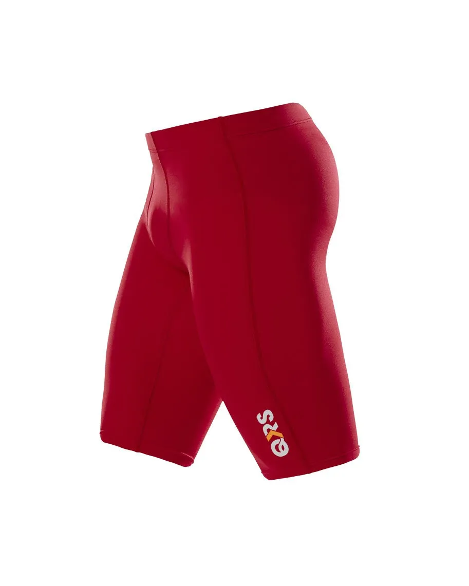 Men's Red Knee Length Short