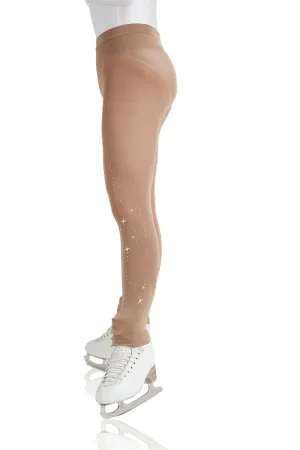 Mondor 927 Skating Tights, Footless, Genuine Swarovski Avail. 9 Colors