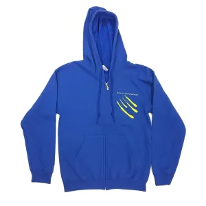 Moon Zip Up Hoodie (Blue)