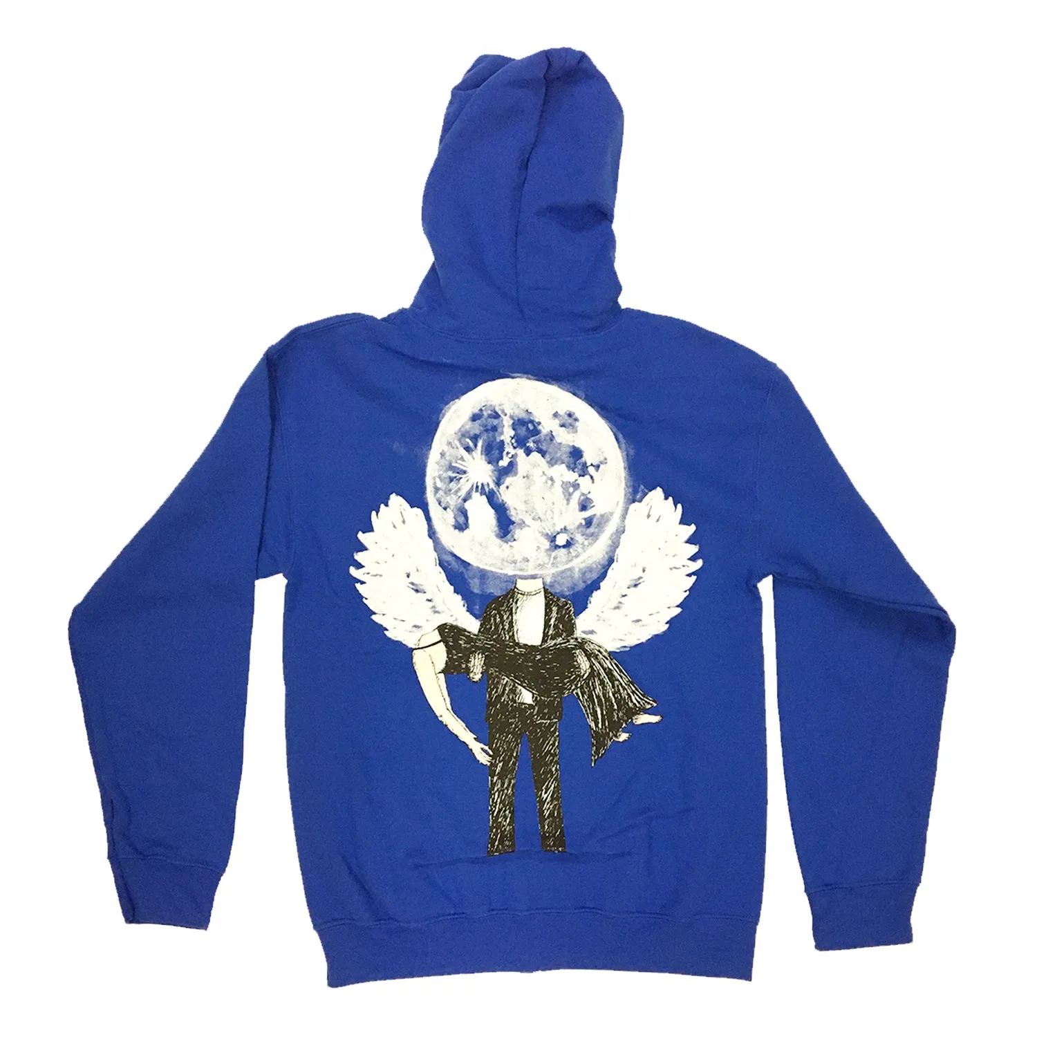 Moon Zip Up Hoodie (Blue)