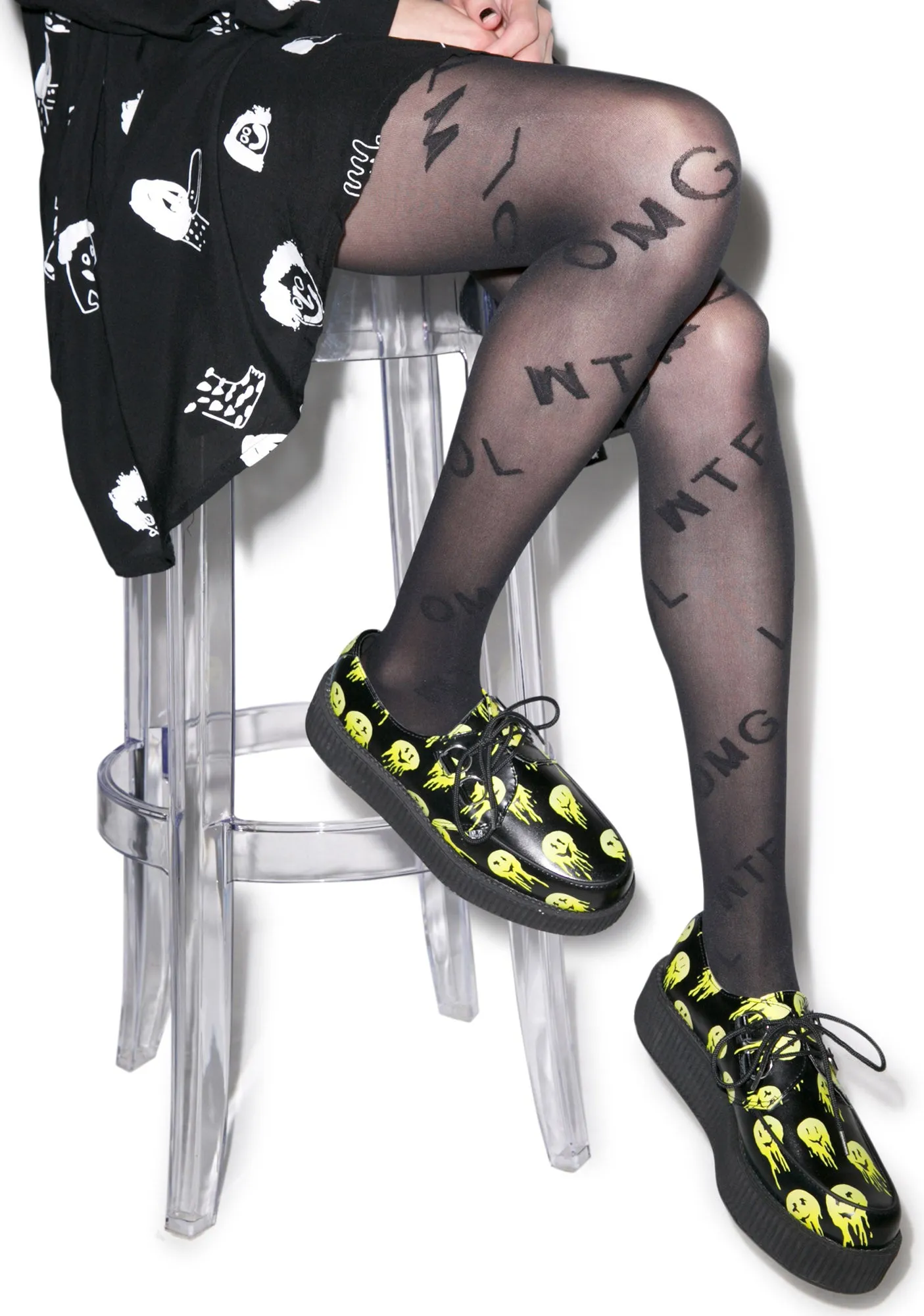 Motif Word Tights