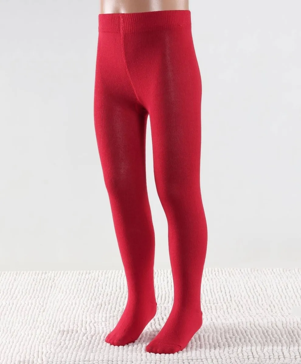 Mustang Red Cotton Blend Stockings