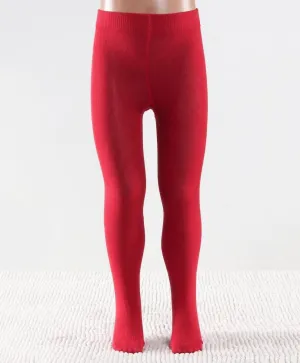 Mustang Red Cotton Blend Stockings