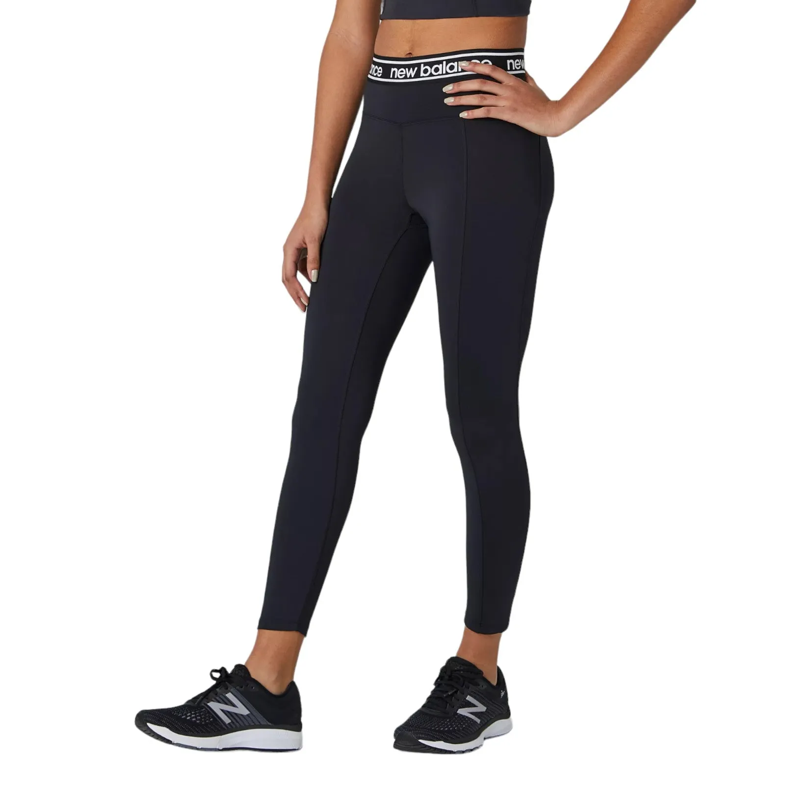 New Balance Womens Relentless High Rise 7/8 Tights - Black