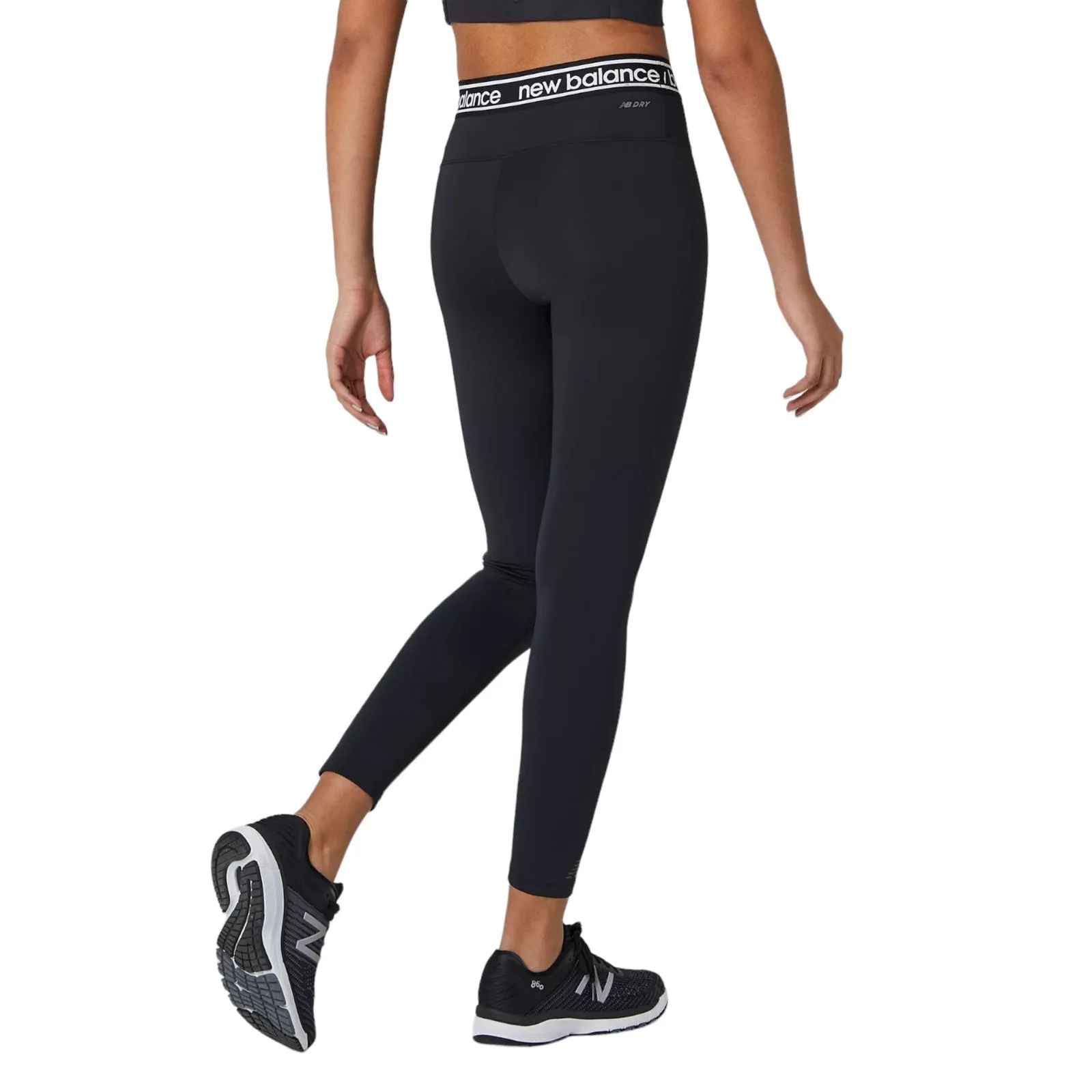 New Balance Womens Relentless High Rise 7/8 Tights - Black