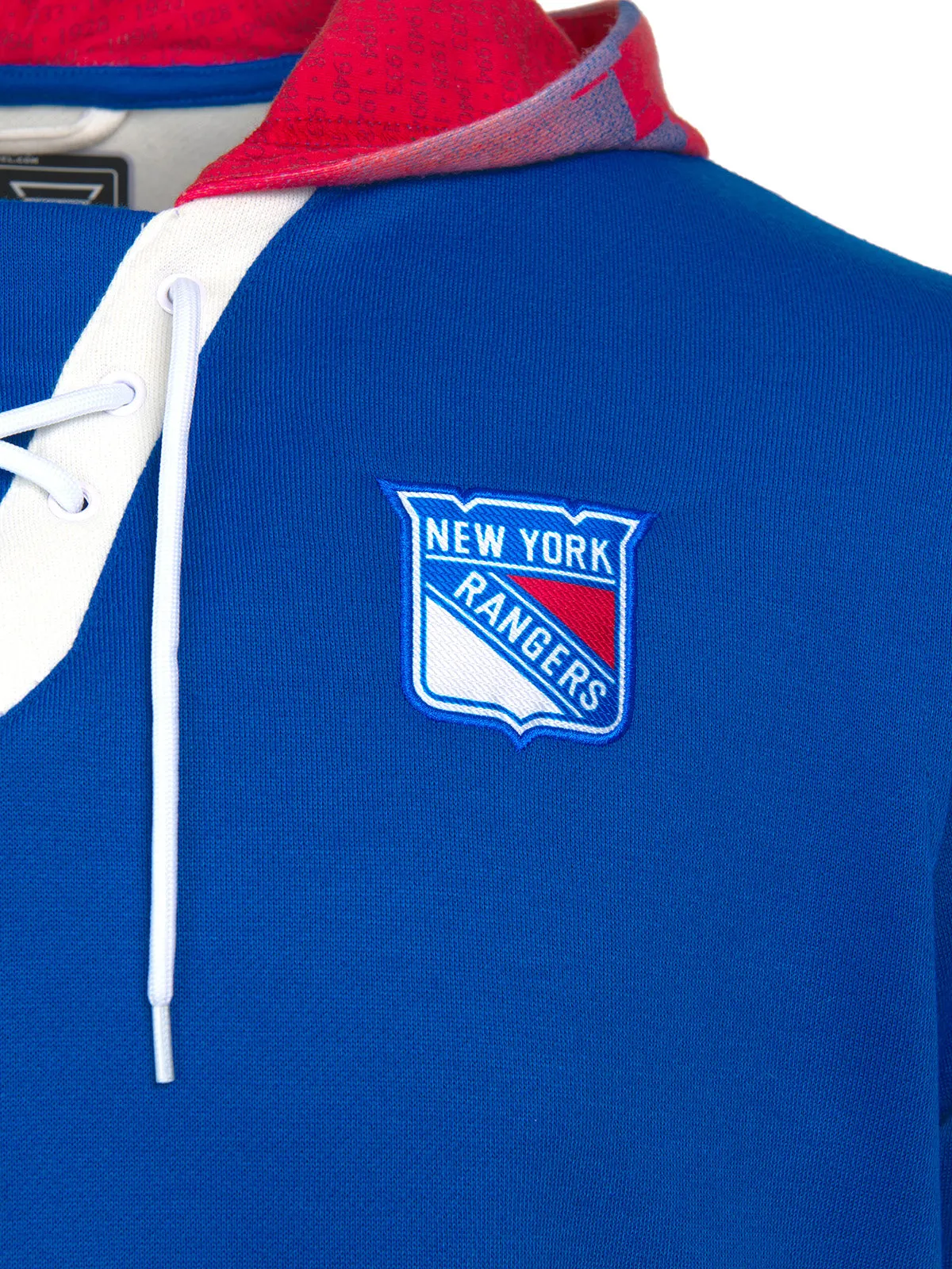 New York Rangers Lace-Up Hoodie