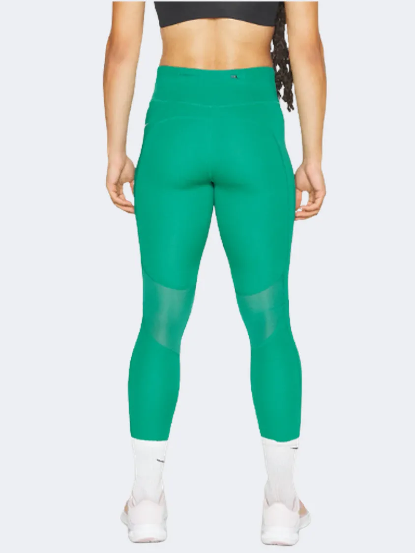 Nike Df Fast Women Running Tight Neptune Green/Silver