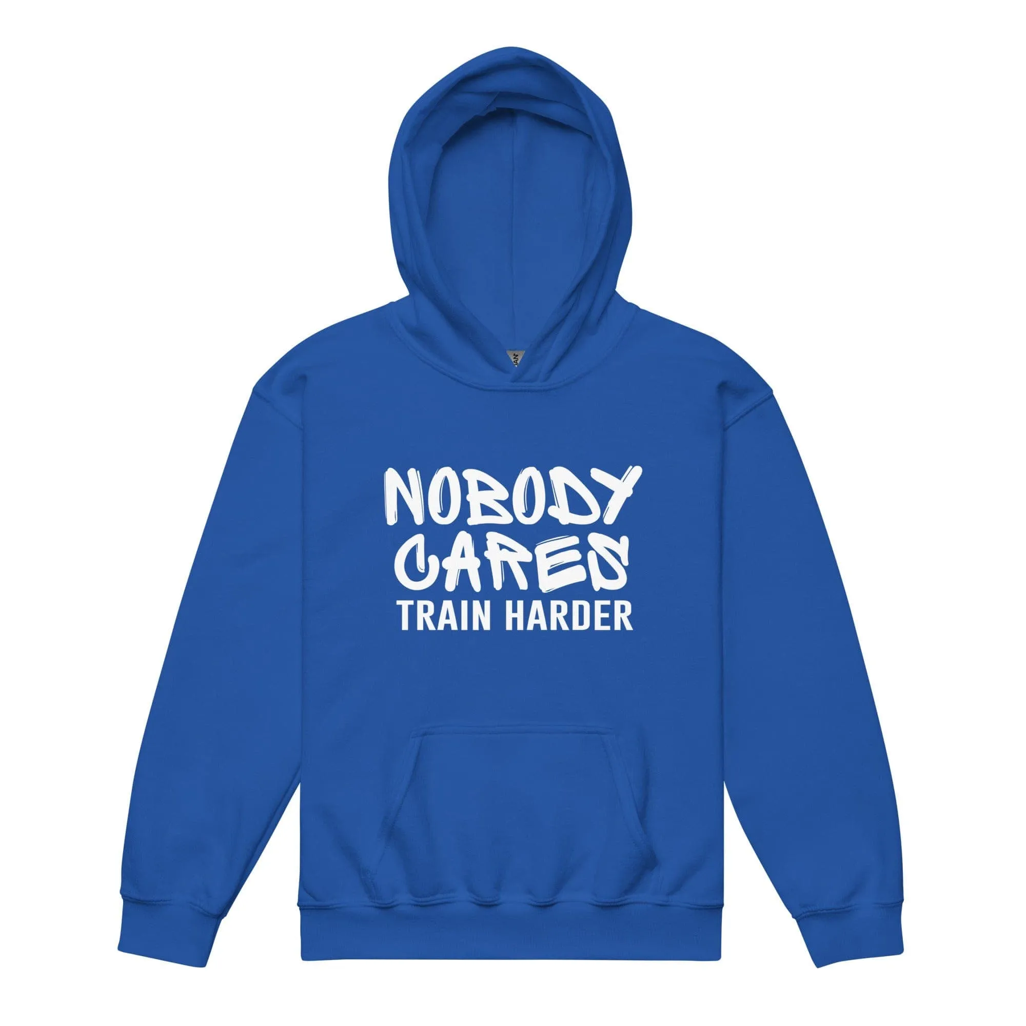 Nobody Cares Train Harder - Youth Hoodie